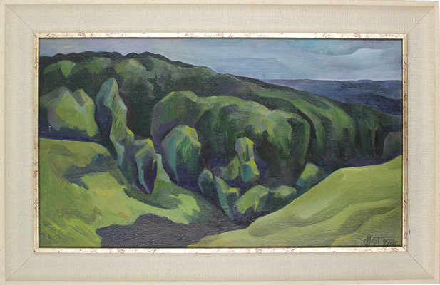 Мартынова Лидия Ивановна. Перед дождем (пленер, г. Кашира) 